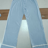 Knitted Jersey  Long Sleeve Buttoned Pajama Set