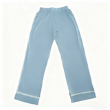 Knitted Jersey  Long Sleeve Buttoned Pajama Set