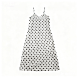 Polka Dot Satin Camisole Nightdress