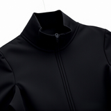 Weft-Knitted Nylon-Spandex Solid Color Sports Jacket